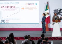 GOBIERNO DE MÉXICO: EMPLEO AFILIADO AL IMSS REGISTRA CIFRA RÉCORD CON 22 MILLONES 639 MIL 50 PUESTOS DE TRABAJO AL 31 DE OCTUBRE; 2DA MÁS ALTA EN LA HISTORIA