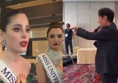 Fátima Bosch y Nawat Itsaragrisil protagonizan polémico enfrentamiento en Miss Universo 2025