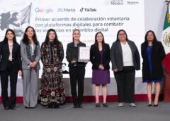 Gobierno de México firma primer acuerdo de colaboración voluntaria con Google, Meta y Tiktok para combatir violencia de digital contra las mujeres