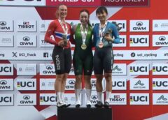 Yareli Acevedo vuelve al podio en la Copa del Mundo de Ciclismo de Pista en Perth