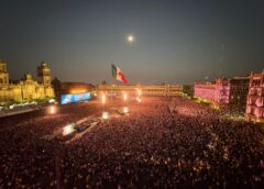 NOCHE HISTÓRICA DE SHAKIRA EN EL ZÓCALO DE LA CIUDAD DE MÉXICO. ROMPE RÉCORD DE ASISTENCIA AL CANTAR ANTE MÁS DE 400 MIL FANS
