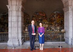 PRESIDENTA CLAUDIA SHEINBAUM SE REÚNE CON EL ALTO COMISIONADO DE LAS NACIONES UNIDAS PARA LOS DERECHOS HUMANOS, VOLKER TÜRK