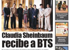 “LA MÚSICA Y LOS VALORES UNEN A MÉXICO Y COREA DEL SUR”: PRESIDENTA CLAUDIA SHEINBAUM RECIBE A BTS EN PALACIO NACIONAL