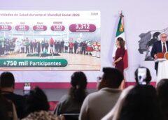 ES APROVECHAR EL MUNDIAL PARA FORTALECER LA ACTIVIDAD DEPORTIVA: PRESIDENTA CLAUDIA SHEINBAUM; HABRÁ 4 MIL 208 CANCHAS DEL MUNDIAL SOCIAL EN TODO EL PAÍS