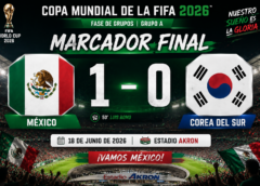México vence a Corea del Sur en el Estadio Akron y asegura su pase a la siguiente ronda del Mundial 2026