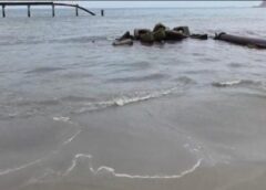 Realiza Pemex recorrido en la playa de Bahía La Ventosa en Oaxaca