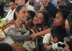 Presidenta Claudia Sheinbaum culmina recorrido por Michoacán, donde felicitó a EUA por su independencia 🇺🇸. Presentó avances en  proyectos de educación, vivienda y salud